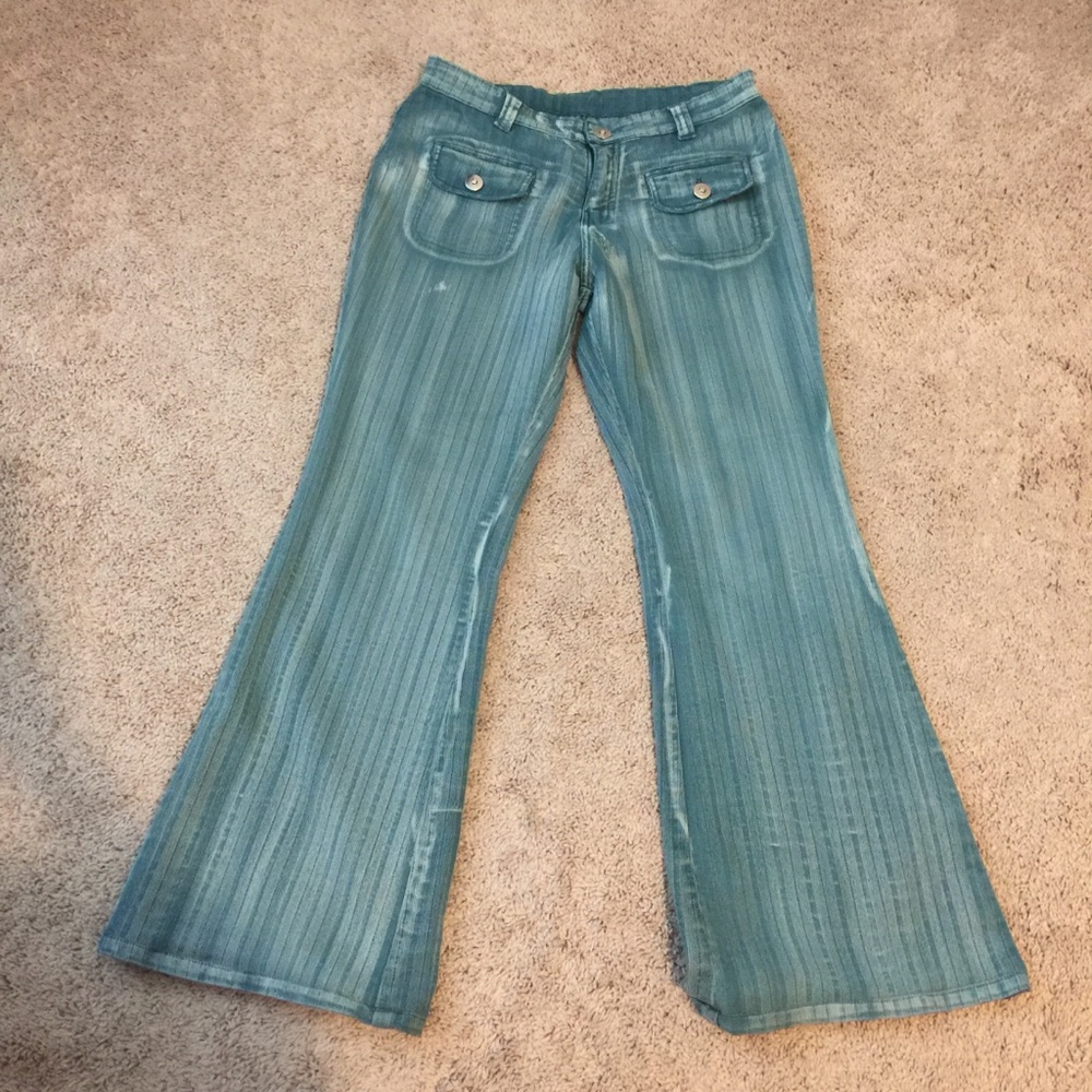 Bell Bottoms Green Pants waist 30